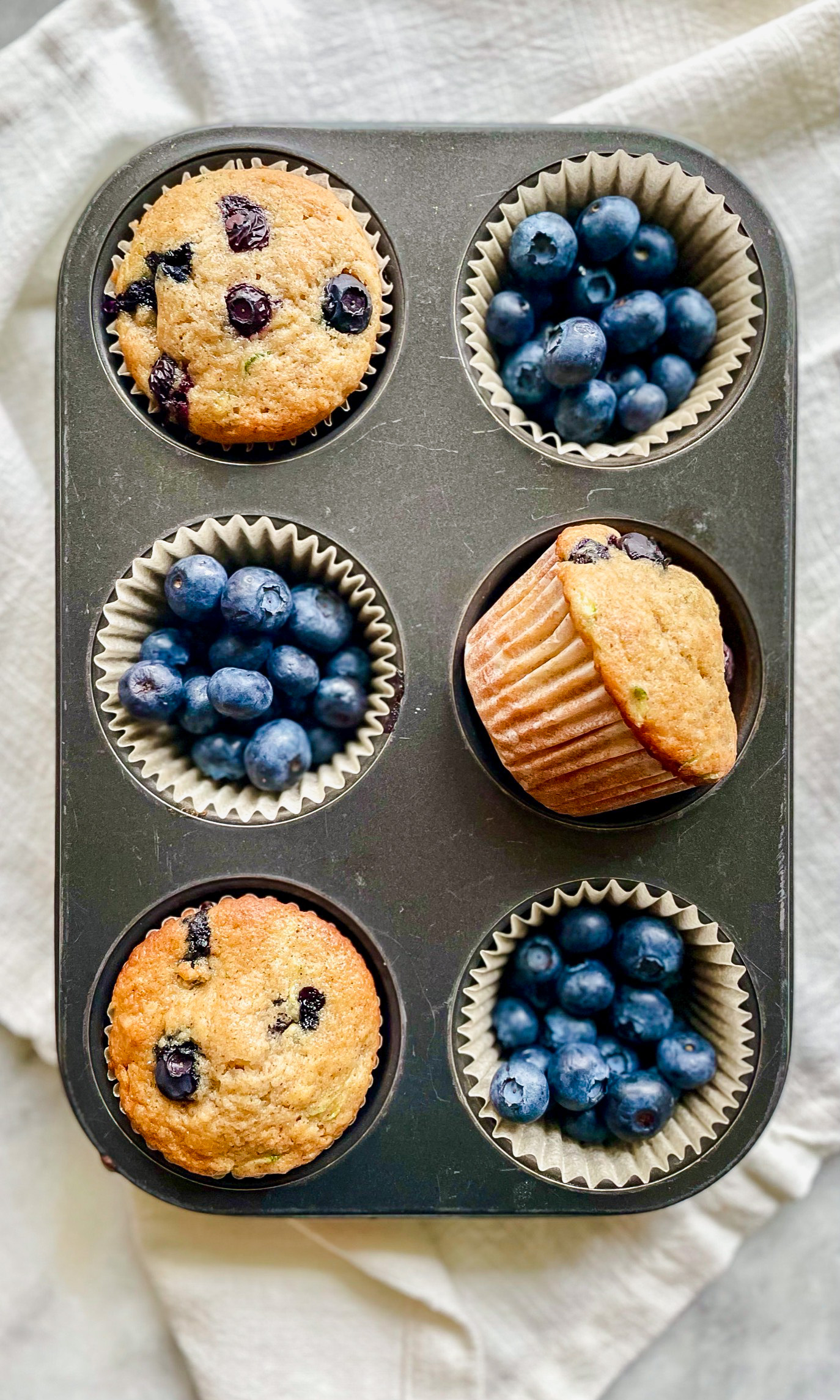 Zucchini Blueberry Muffins - The Nostalgic Crumb